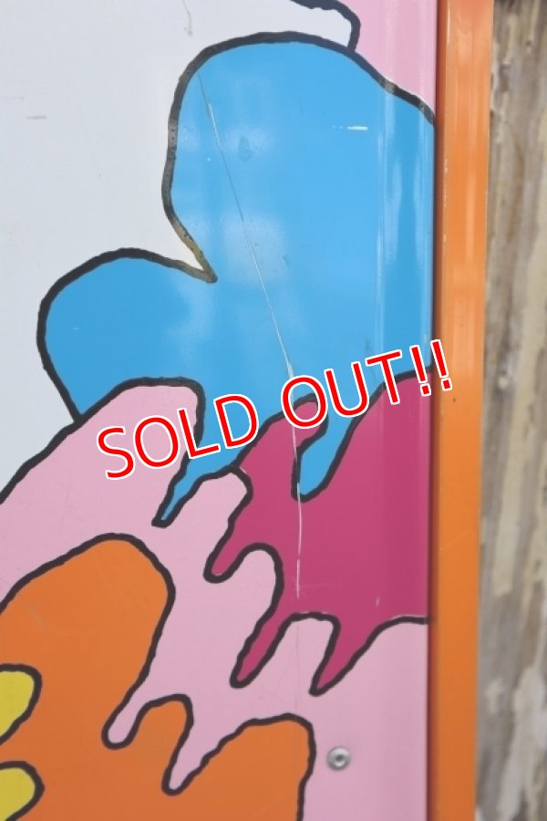 画像25: dp-240301-01 7up × Peter Max / 1970's Huge W-sided Metal Sign