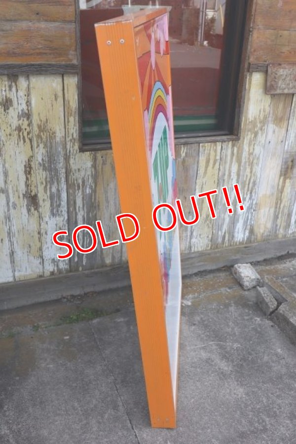 画像30: dp-240301-01 7up × Peter Max / 1970's Huge W-sided Metal Sign