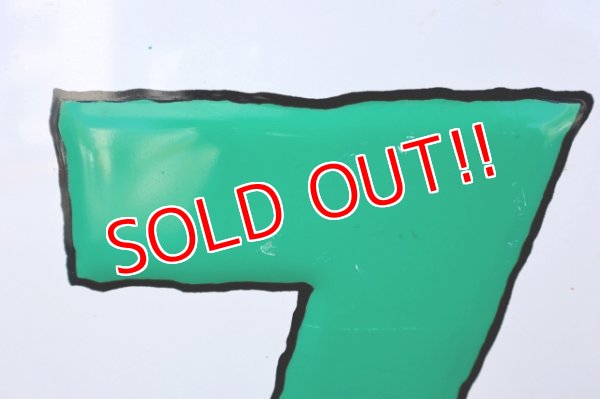 画像10: dp-240301-01 7up × Peter Max / 1970's Huge W-sided Metal Sign