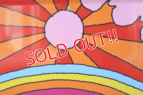 画像17: dp-240301-01 7up × Peter Max / 1970's Huge W-sided Metal Sign