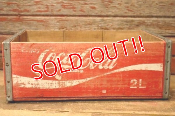 画像4: dp-240301-08 Coca-Cola / 1970's Wood Box