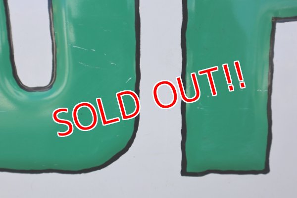 画像26: dp-240301-01 7up × Peter Max / 1970's Huge W-sided Metal Sign