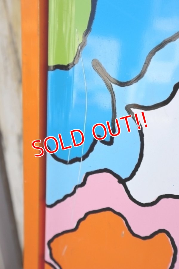 画像8: dp-240301-01 7up × Peter Max / 1970's Huge W-sided Metal Sign