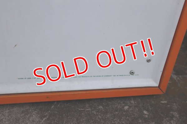 画像24: dp-240301-01 7up × Peter Max / 1970's Huge W-sided Metal Sign