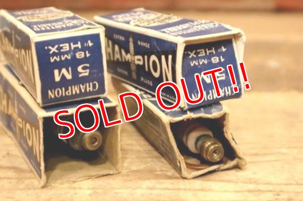 画像7: dp-240207-23 CHAMPION / 1930's-1940's Spark Plugs Set