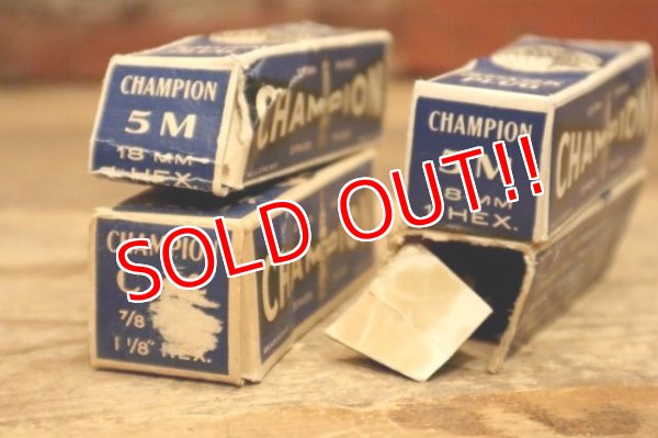 画像6: dp-240207-23 CHAMPION / 1930's-1940's Spark Plugs Set