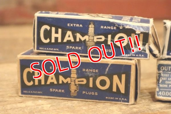 画像2: dp-240207-23 CHAMPION / 1930's-1940's Spark Plugs Set