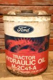 画像1: dp-240301-24 Ford TRACTOR HYDRAULICOIL / 1970's 5 U.S.GALLONS CAN