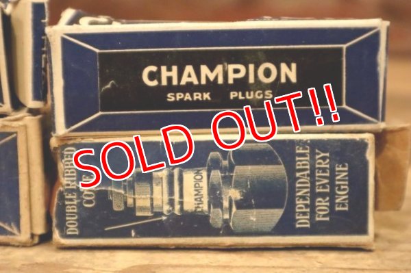 画像9: dp-240207-23 CHAMPION / 1930's-1940's Spark Plugs Set
