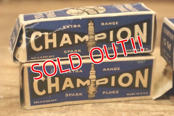 画像4: dp-240207-23 CHAMPION / 1930's-1940's Spark Plugs Set