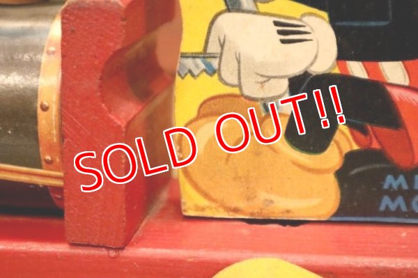 画像10: ct-240301-30 Mickey Mouse / Fisher-Price Toys 1940's-1950's Choo Choo Train Pull Toy #485