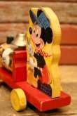 画像8: ct-240301-30 Mickey Mouse / Fisher-Price Toys 1940's-1950's Choo Choo Train Pull Toy #485