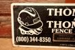画像2: dp-240207-22 THOMPSON AND THOMPSON FENCE CO., INC. Metal Sign