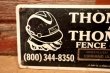 画像2: dp-240207-22 THOMPSON AND THOMPSON FENCE CO., INC. Metal Sign