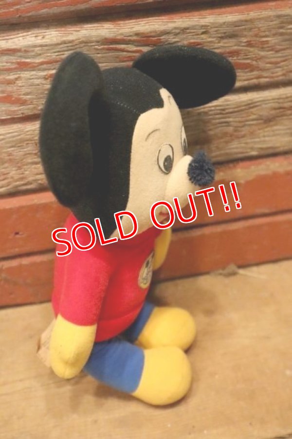 画像6: ct-240214-128 Mickey Mouse / Knickerbocker 1976 Plush Doll