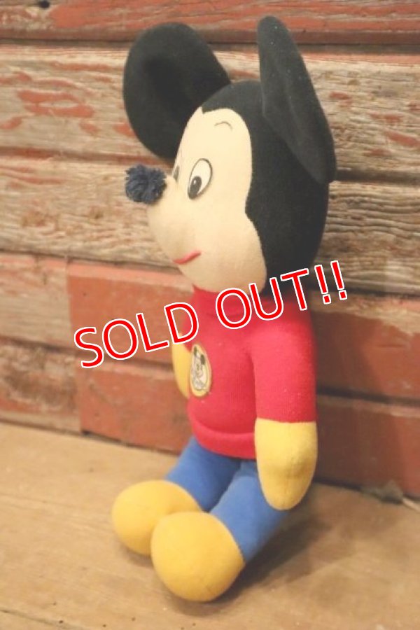 画像5: ct-240214-128 Mickey Mouse / Knickerbocker 1976 Plush Doll