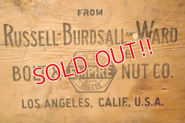 画像2: dp-240321-01 EMPIRE BOLT & NUT CO. / Vintage Wood Box