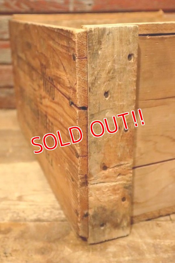 画像11: dp-240321-01 EMPIRE BOLT & NUT CO. / Vintage Wood Box