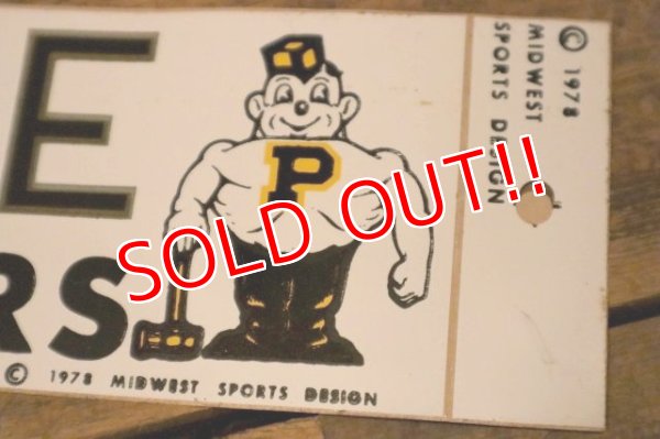 画像5: dp-240311-14 PURDUE BOILERMAKERS 1978 Bumper Sticker
