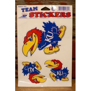 画像: dp-240311-14 The University of Kansas / Jayhawks Stickers
