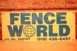 画像: dp-240207-22 FENCE WORLD Metal Sign