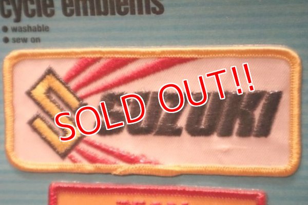 画像2: dp-240124-26 SUZUKI Cycle Emblems Patch