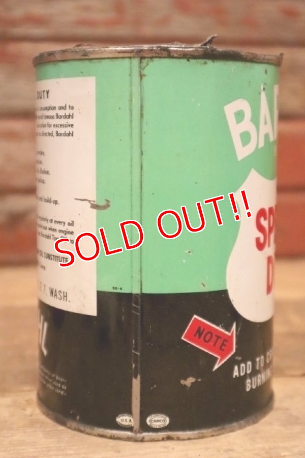 画像5: dp-240301-15 BARDAHL / SPECIAL DUTY One U.S. Quart Motor Oil Can