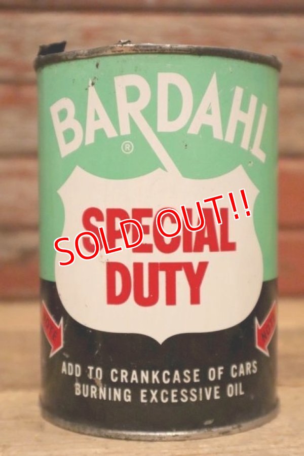 画像1: dp-240301-15 BARDAHL / SPECIAL DUTY One U.S. Quart Motor Oil Can