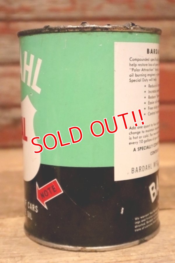 画像4: dp-240301-15 BARDAHL / SPECIAL DUTY One U.S. Quart Motor Oil Can