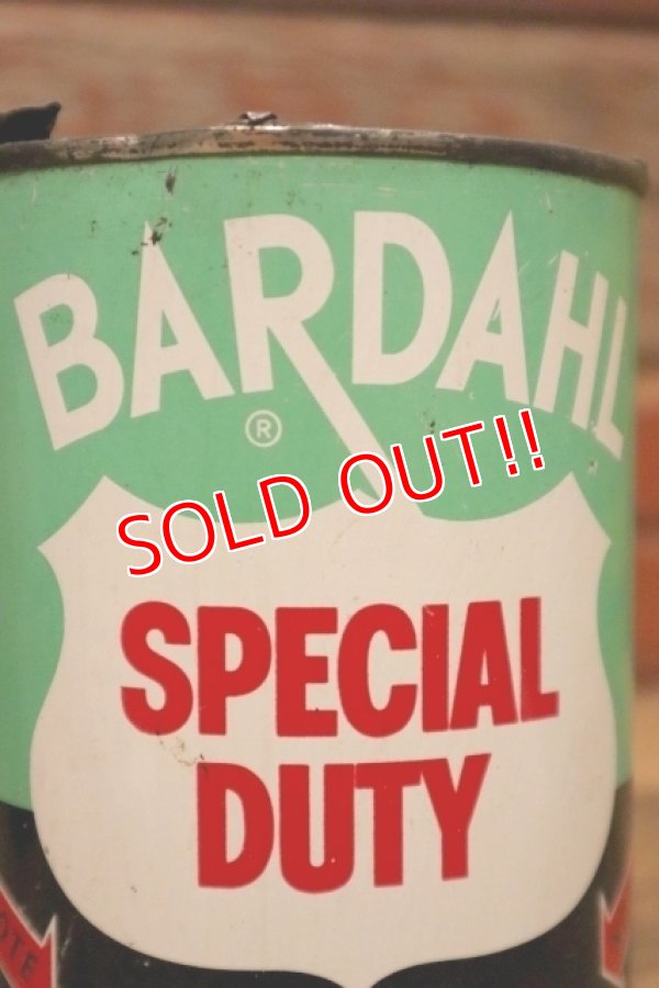 画像2: dp-240301-15 BARDAHL / SPECIAL DUTY One U.S. Quart Motor Oil Can