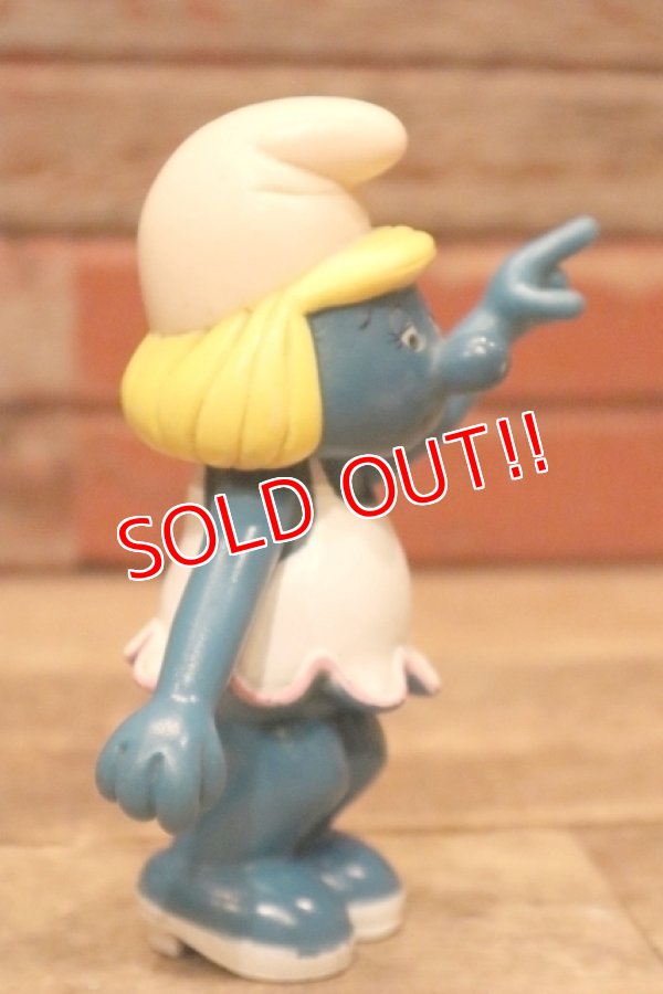 画像3: ct-240214-81 Smurfette / 1980's Hard Rubber Figure