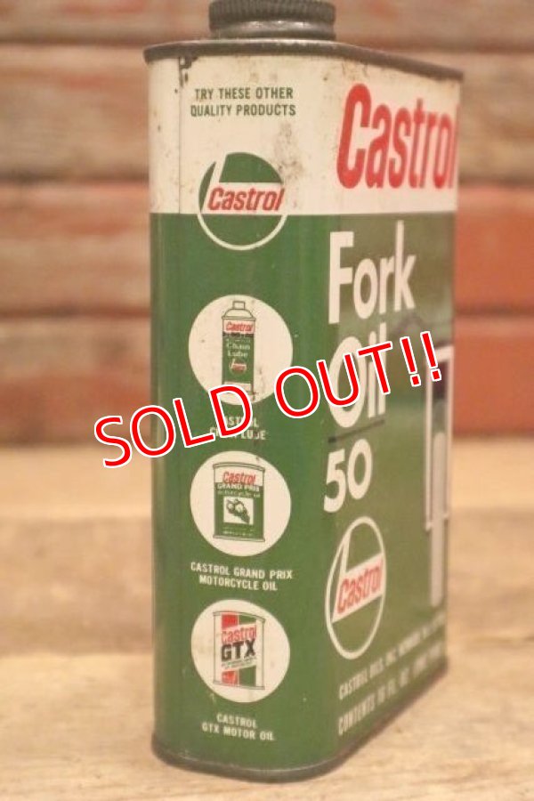 画像5: dp-240207-07 Castrol / 1960's Fork Oil 50 One Pint Can