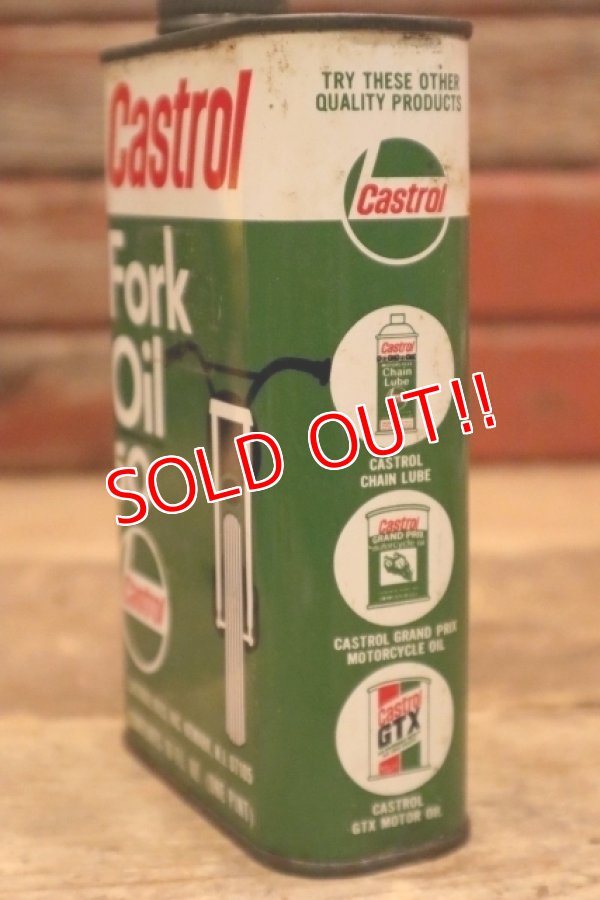 画像4: dp-240207-07 Castrol / 1960's Fork Oil 50 One Pint Can