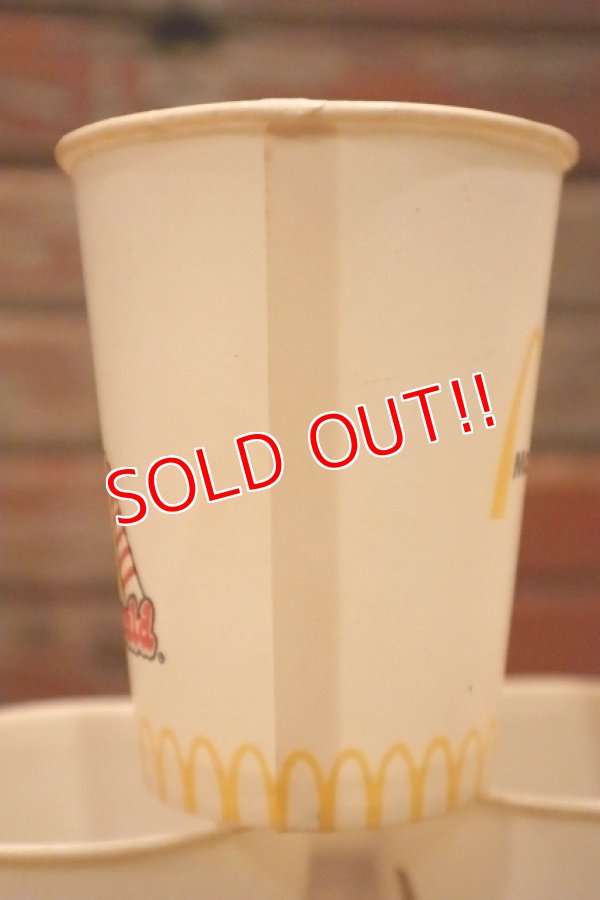 画像5: ct-150401-11 McDonald's / Ronald McDonald 1970's Wax Paper Cups (5個セット)