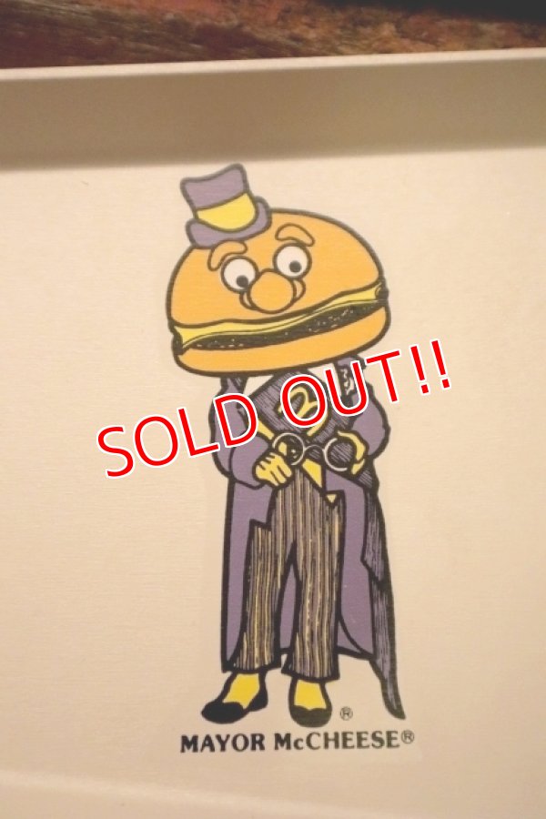 画像3: ct-240418-03 McDonald's / 1970's Plastic Food Tray "Mayor McCheese"