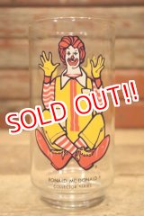 画像: gs-240207-13 McDonald's / 1970's Collector Series Glass "Ronald McDonald"