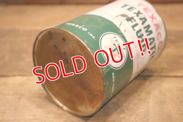 画像6: dp-230401-59 TEXACO / TEXAMATIC FLUID One U.S. Quart Motor Oil Can