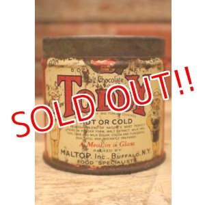 画像: dp-240418-08 TODDY / Chocolate Flavor Drink Powder 1930's Tin Can
