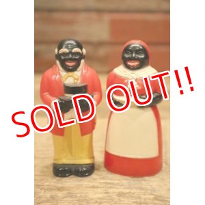 画像: ct-240418-41 Aunt Jemima & Uncle Mose / 1950's Salt and Pepper Shakers