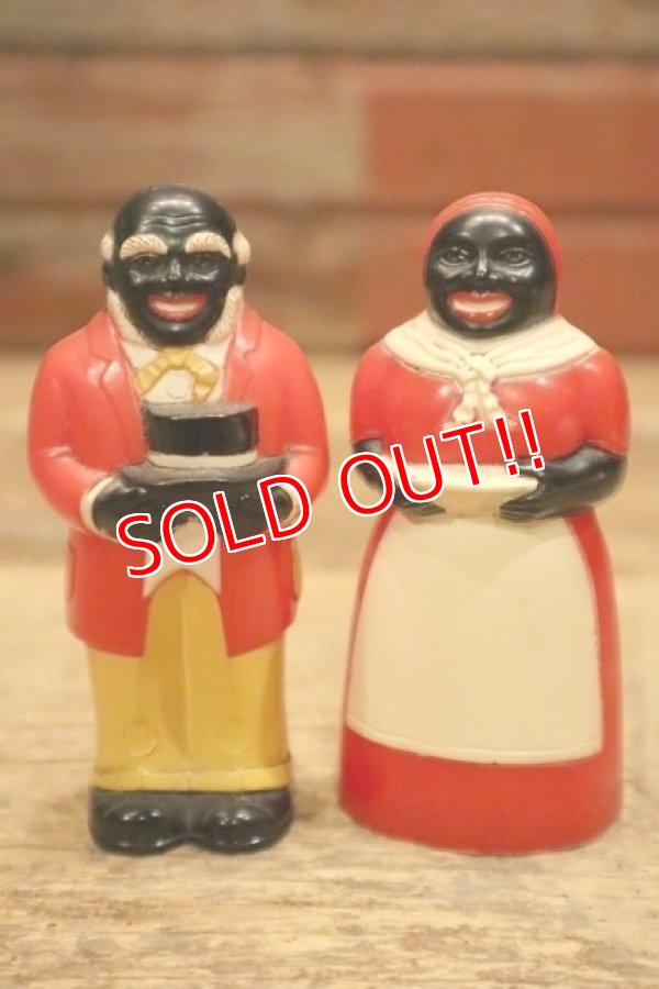 画像1: ct-240418-41 Aunt Jemima & Uncle Mose / 1950's Salt and Pepper Shakers