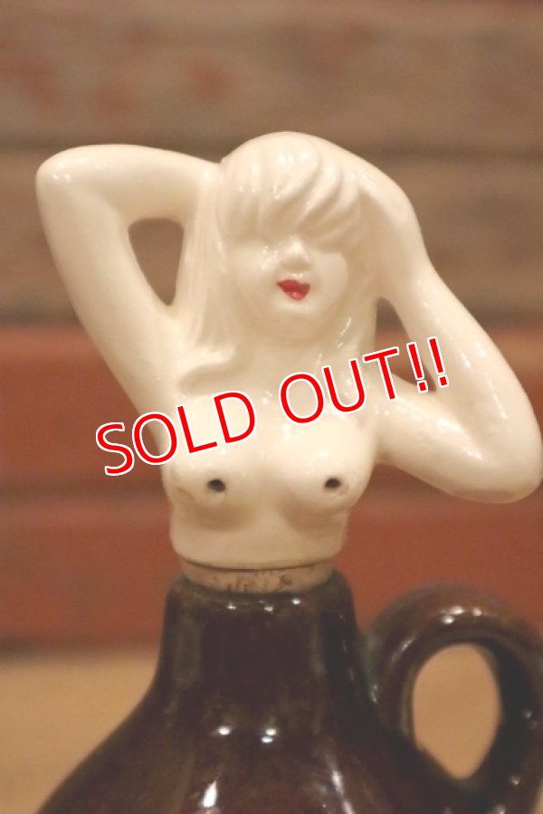 画像2: dp-240418-03 Pin-Up Girl / 1950's-1960's Decanter Bottle