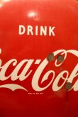 画像3: dp-240418-10 Coca-Cola / 1950's Porcelain Metal Button Sign