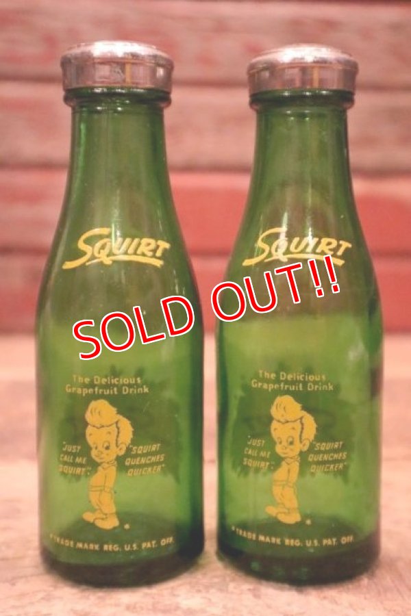 画像4: dp-240418-04 SQUIRT / 1950's Salt and Pepper Shaker Bottles