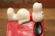 画像2: ct-240321-05 Snoopy / Determined 1970's Coin Bank "Snoopy House"