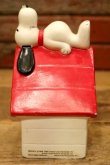 画像4: ct-240321-05 Snoopy / Determined 1970's Coin Bank "Snoopy House"