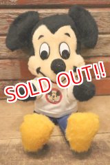 画像: ct-240418-33 Mickey Mouse / 1970's Mickey Mouse Club Plush Doll