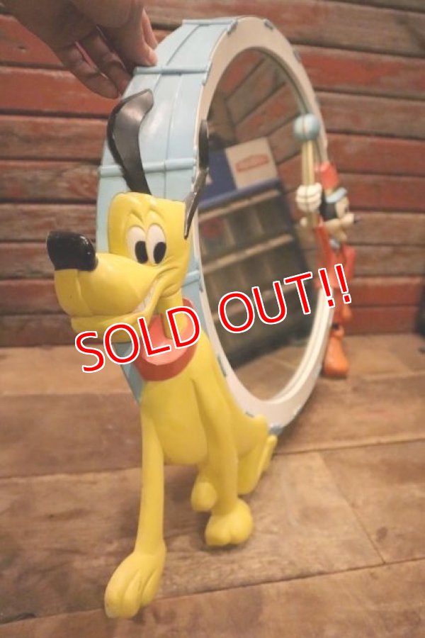 画像8: ct-240418-46 Mickey Mouse & Pluto / 1960's Wall Mirror