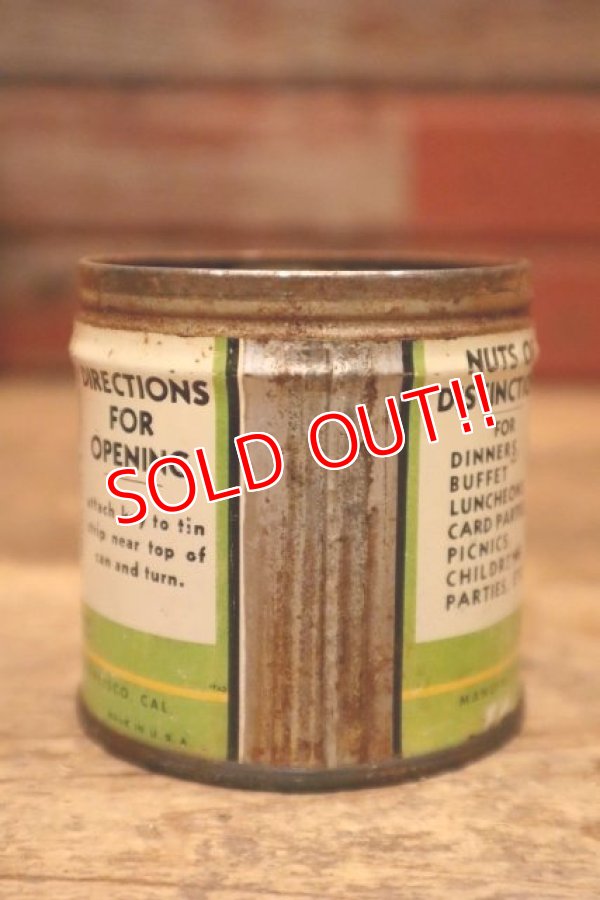 画像5: dp-240321-12 PLANTERS / MR.PEANUT 1940's Salted ALMONDS Can