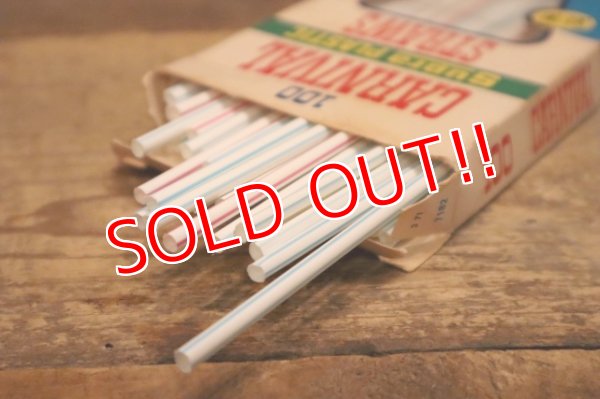 画像6: dp-240418-05 NATIONAL SODA STRAW CO., / 1968 CARNIVAL Supra PLASTIC STRAWS