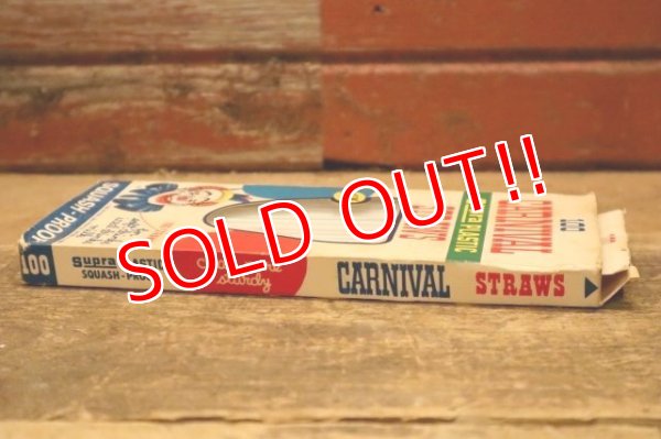 画像4: dp-240418-05 NATIONAL SODA STRAW CO., / 1968 CARNIVAL Supra PLASTIC STRAWS